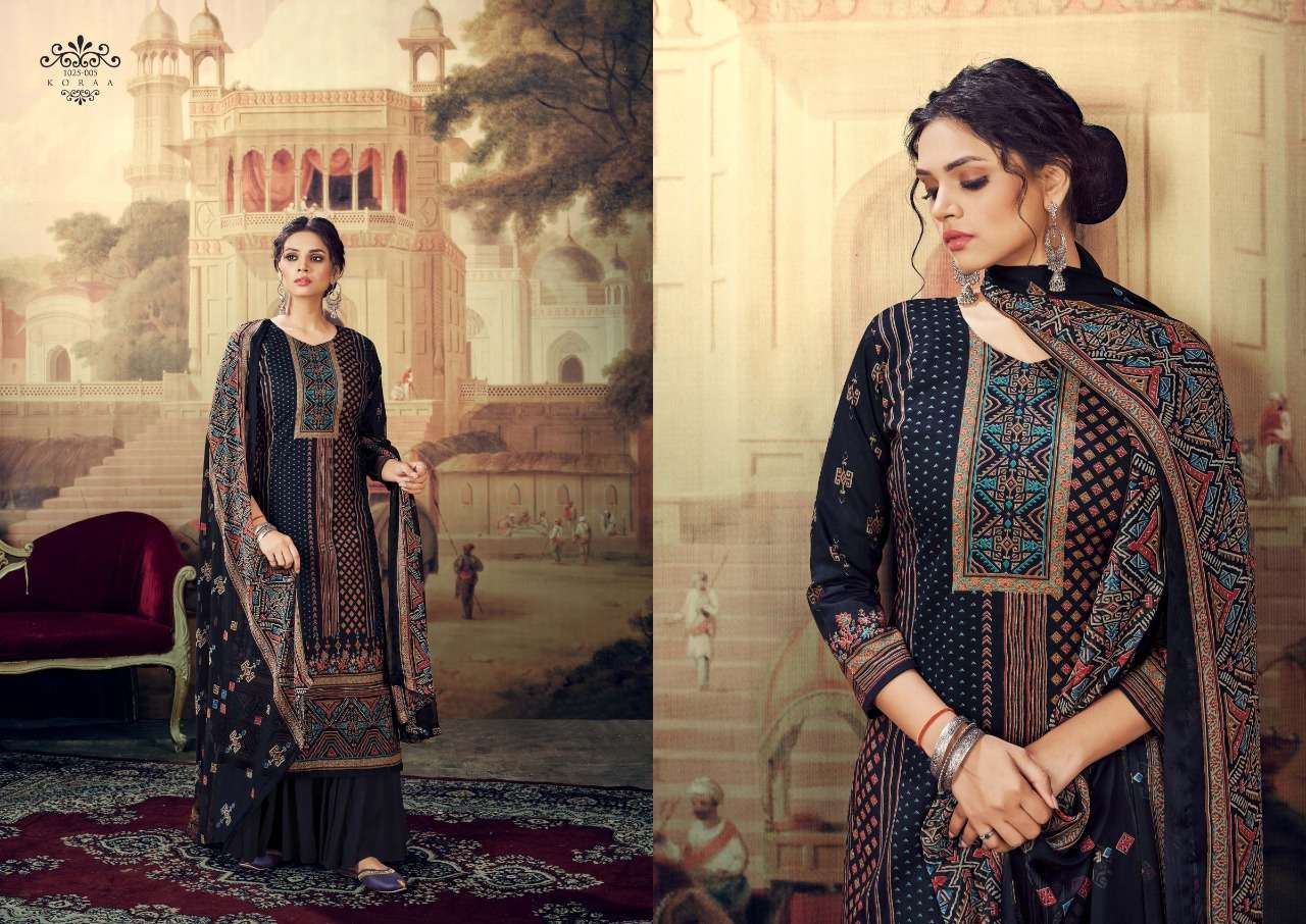 Romani Koraa Exclusive Cambric Cotton Designer Dress Material