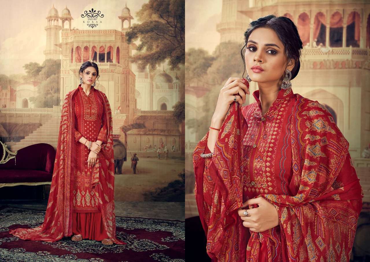 Romani Koraa Exclusive Cambric Cotton Designer Dress Material