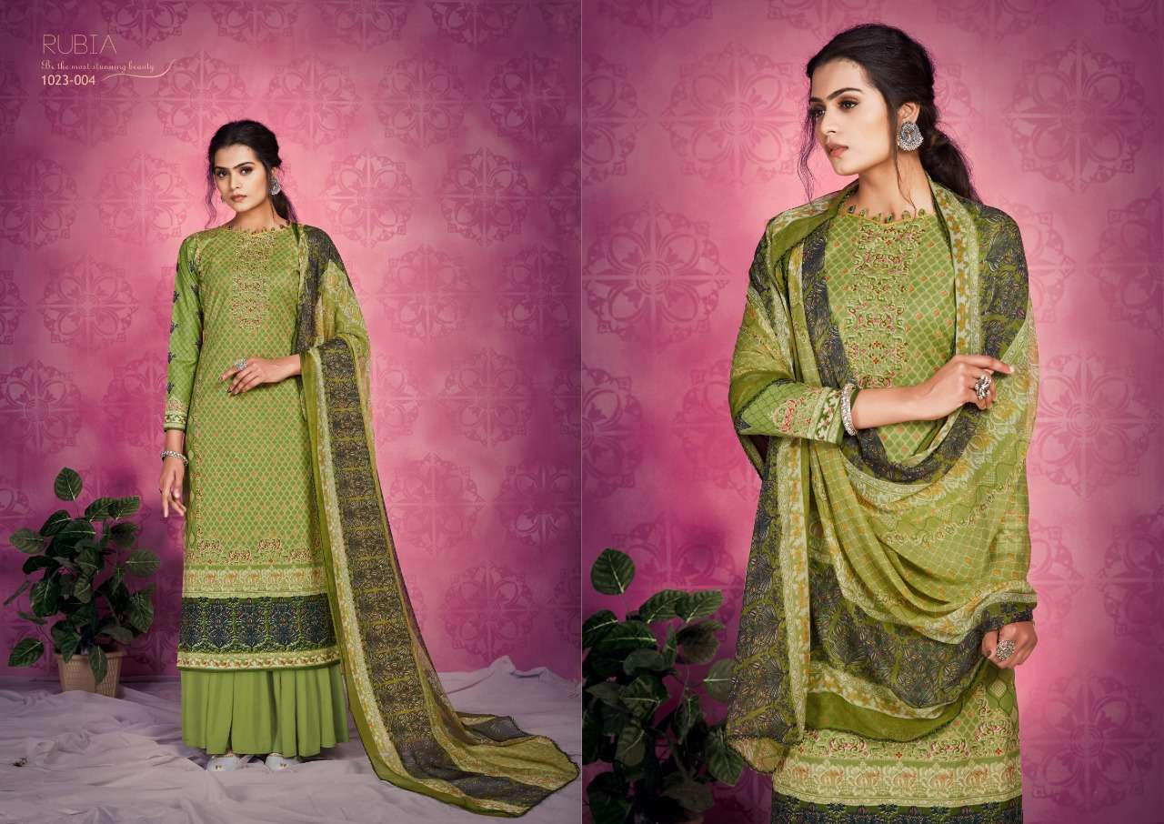 Romani Rubia Catalog Regular Summer Wear Pure Cotton Dress Materials 