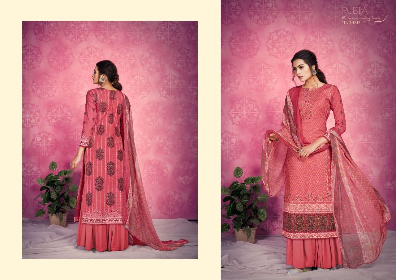 Romani Rubia Catalog Regular Summer Wear Pure Cotton Dress Materials 