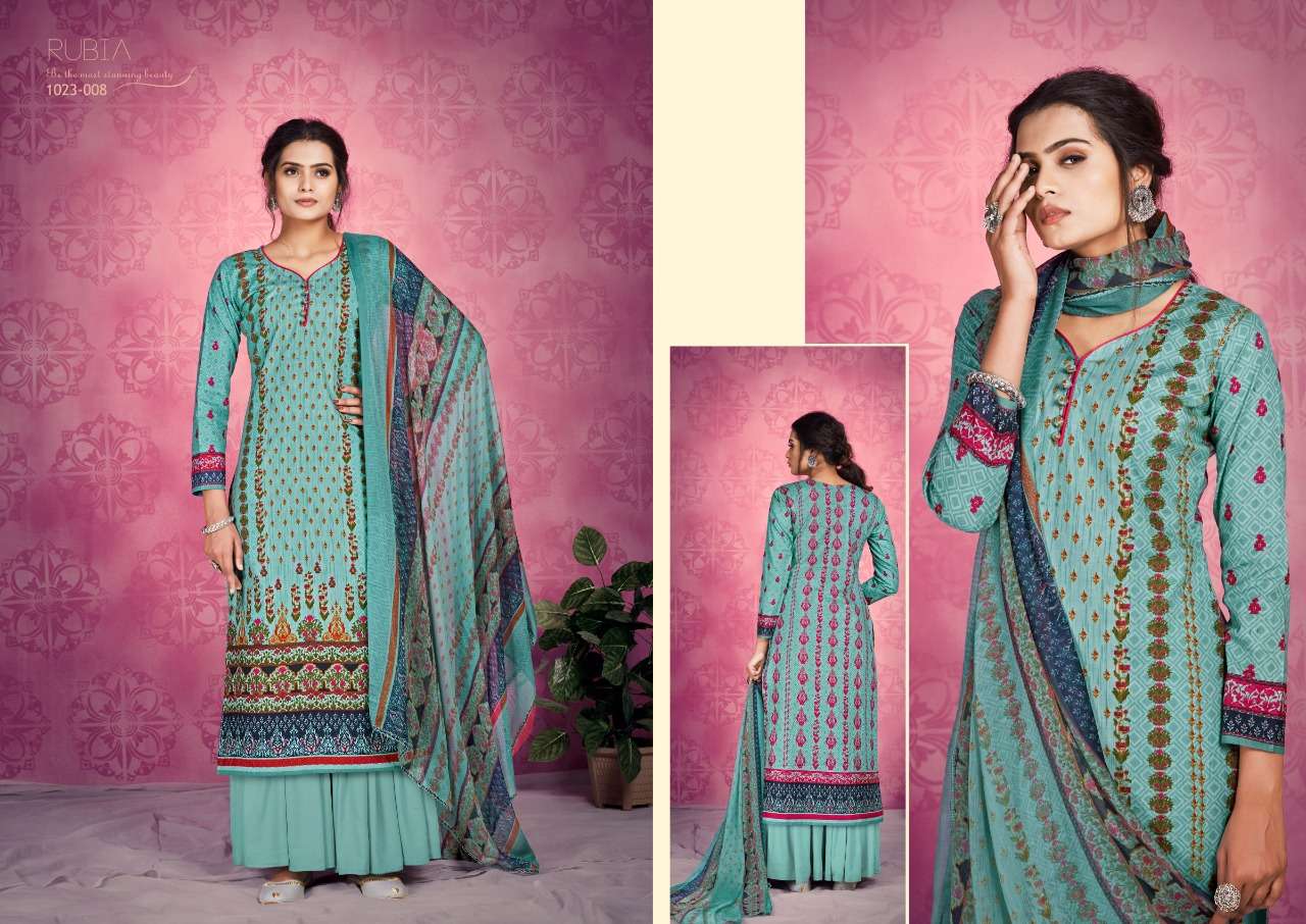 Romani Rubia Catalog Regular Summer Wear Pure Cotton Dress Materials 