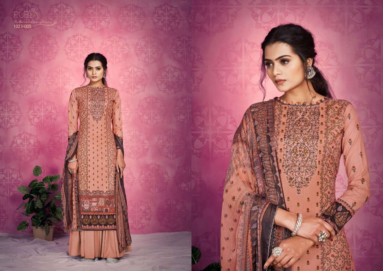 Romani Rubia Catalog Regular Summer Wear Pure Cotton Dress Materials 