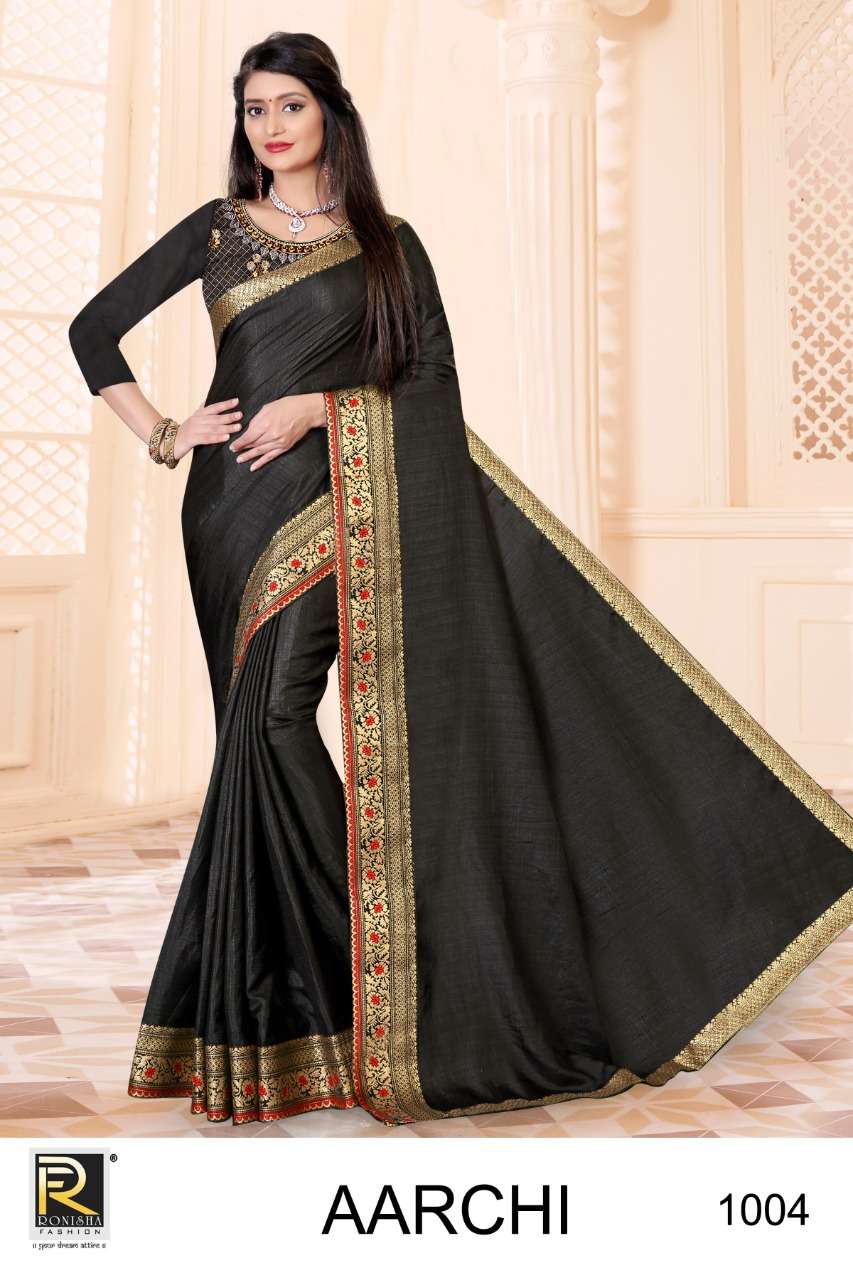 Ronisha Aarchi catalogue Festive Wear Silk Saree 