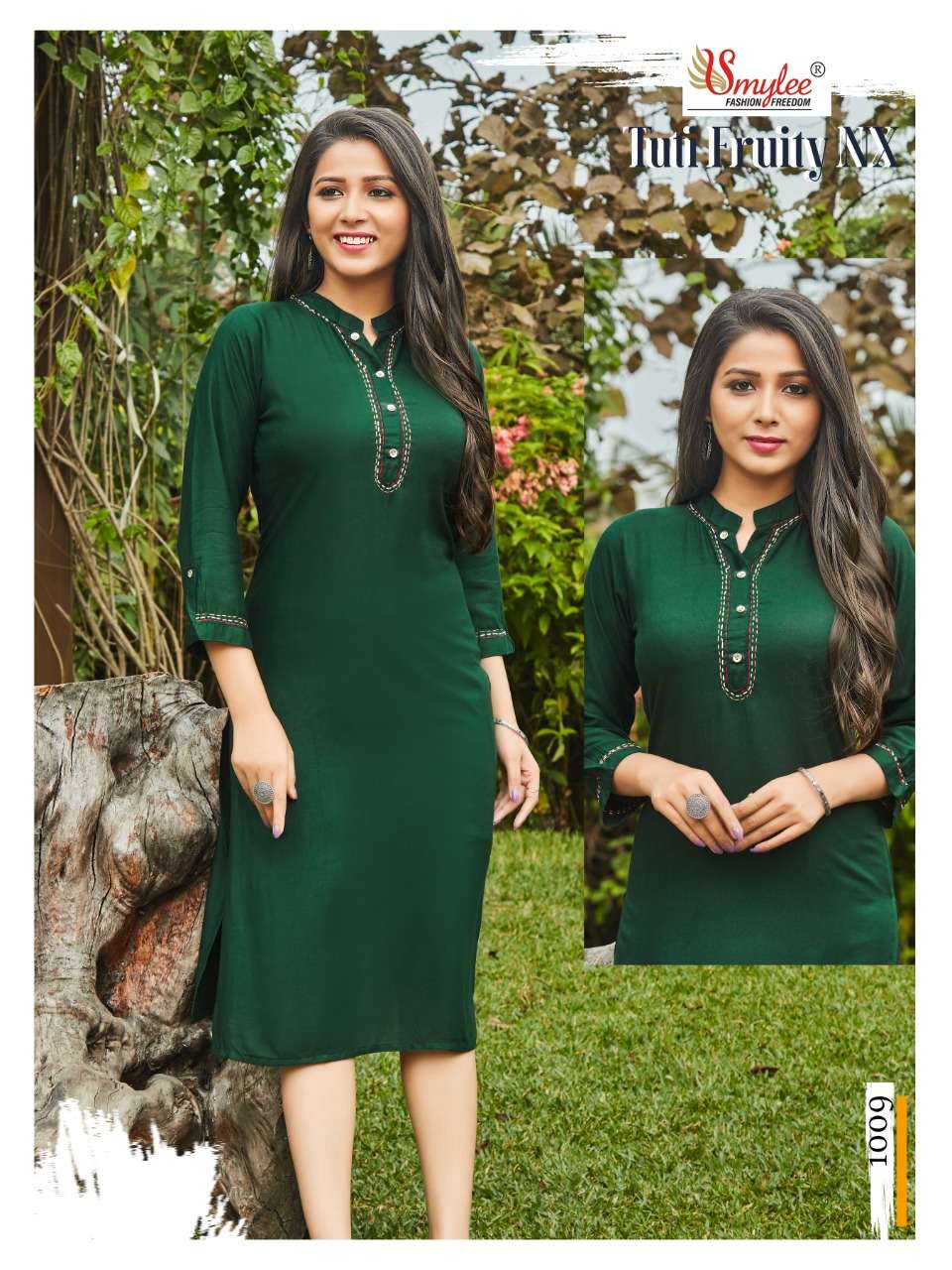 Rung Tuti Fruity Nx Catalog Fancy Wear Rayon Straight Cut Kurtis 