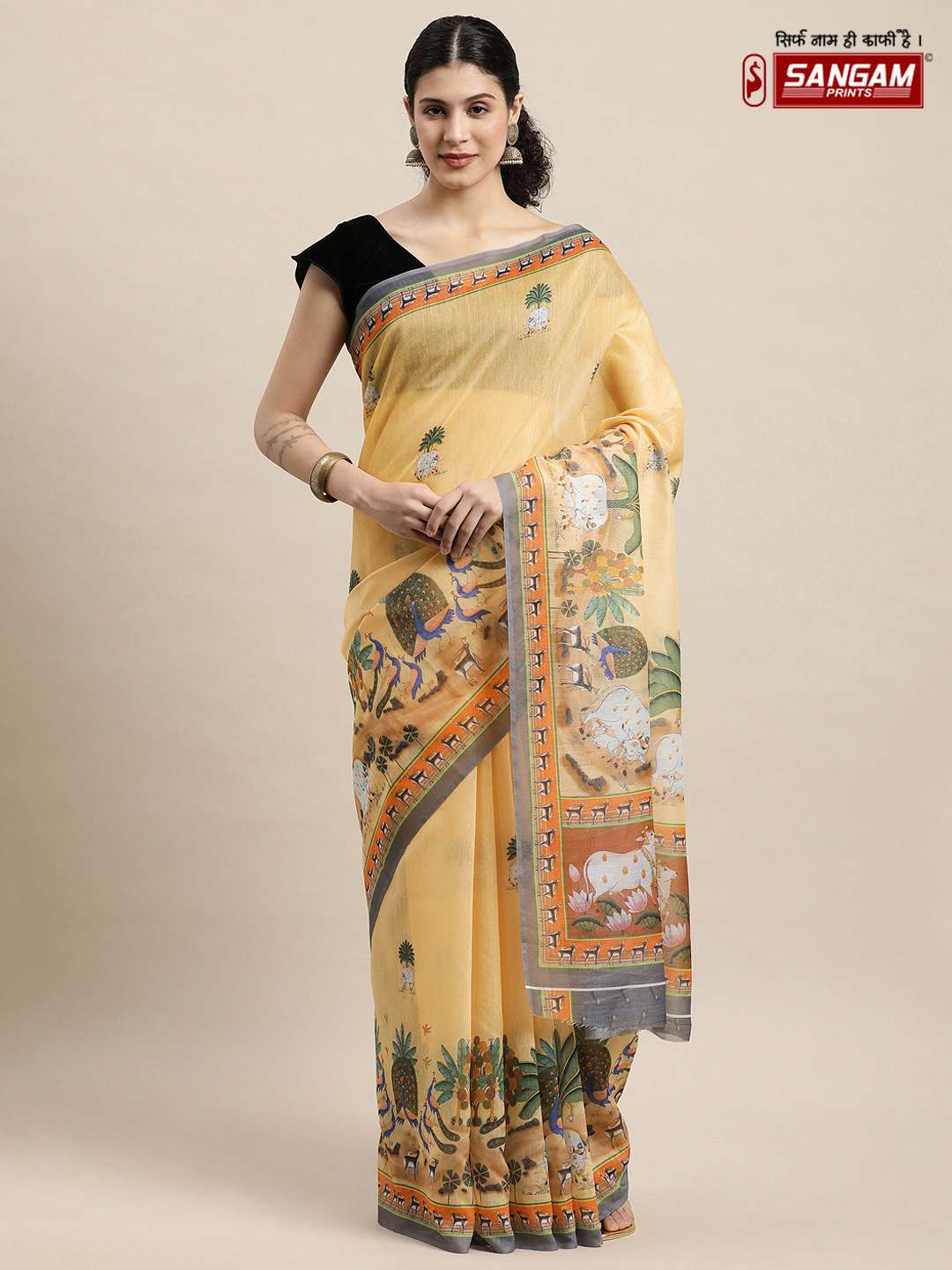 sangam saachi catalogue digital printed cotton saree 