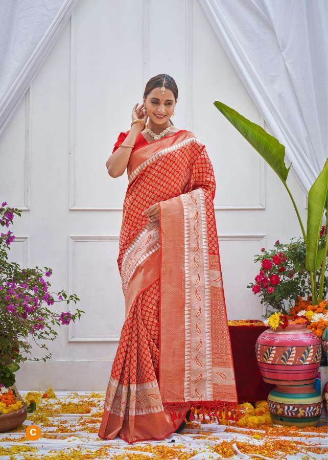 Shangrila Varlakshmi Silk Vol 1 Catalog Festive Wear Organza Sarees 