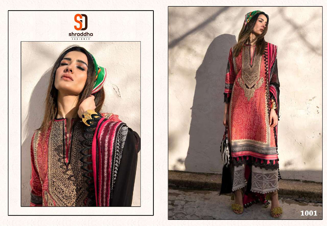 Shraddha Sana Safinaz Muzline Spring vol 1 catalog Law cotton Pakistani Salwar suits