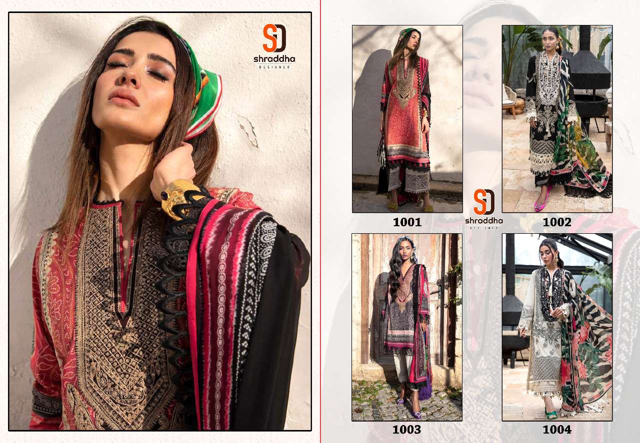 Shraddha Sana Safinaz Muzline Spring vol 1 catalog Law cotton Pakistani Salwar suits