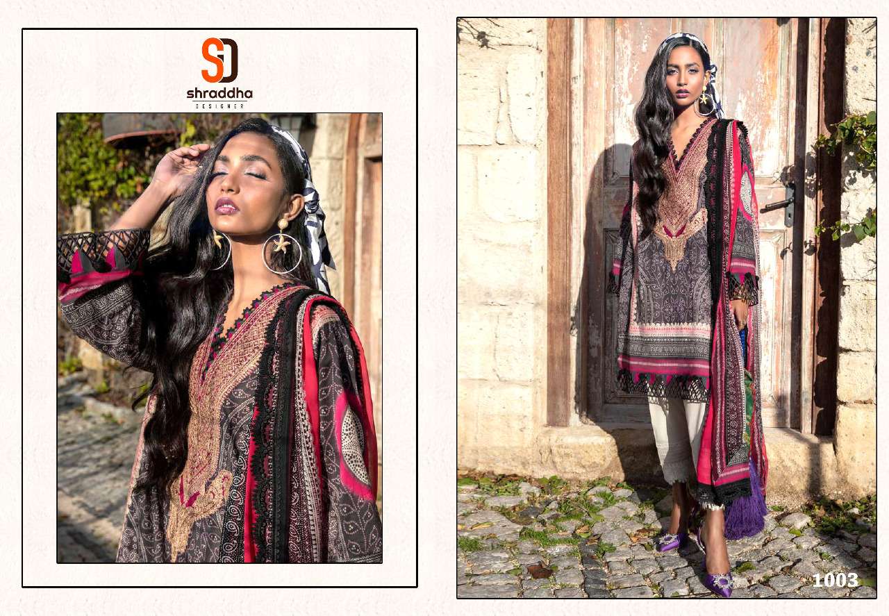 Shraddha Sana Safinaz Muzline Spring vol 1 catalog Law cotton Pakistani Salwar suits
