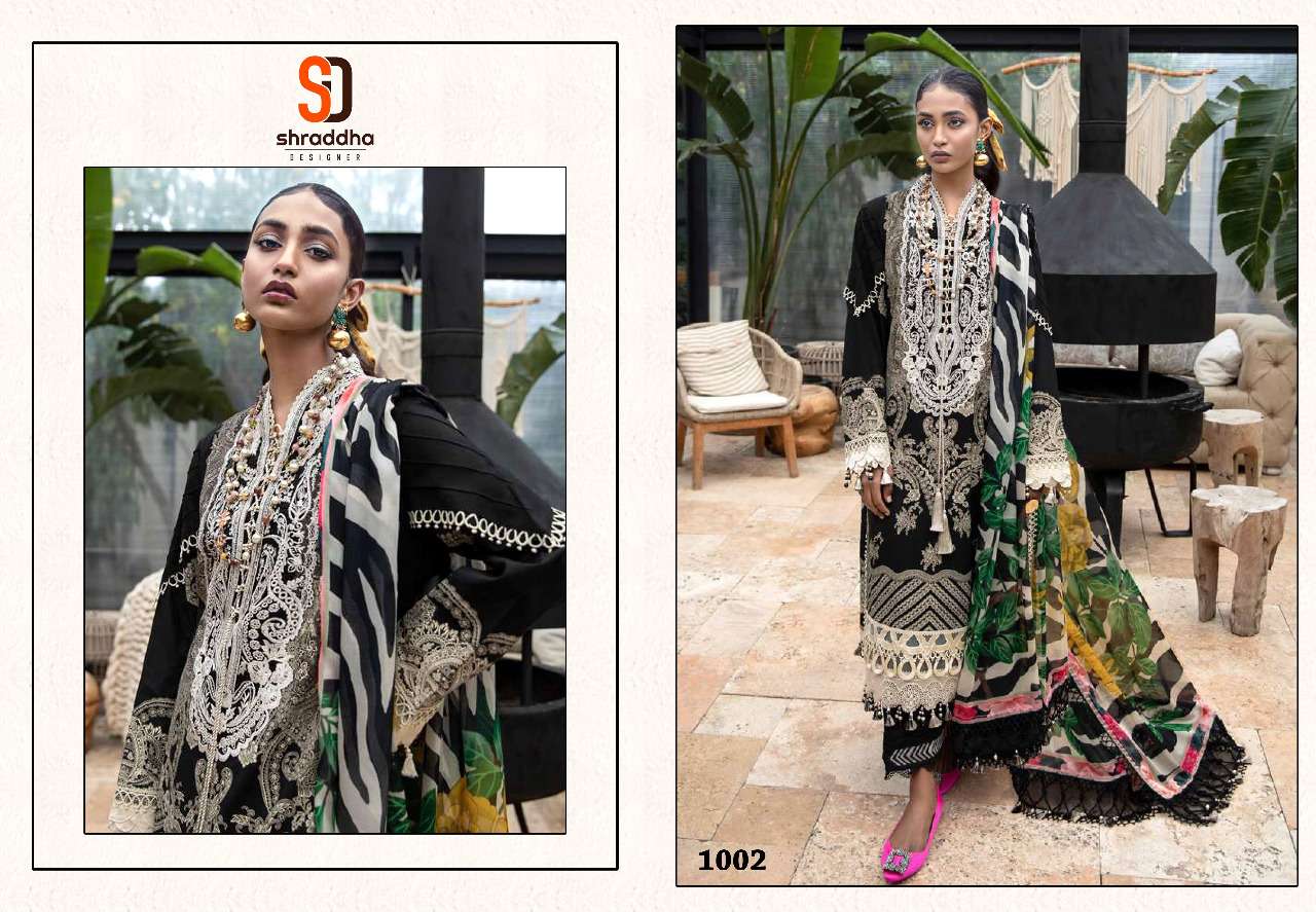 Shraddha Sana Safinaz Muzline Spring vol 1 catalog Law cotton Pakistani Salwar suits