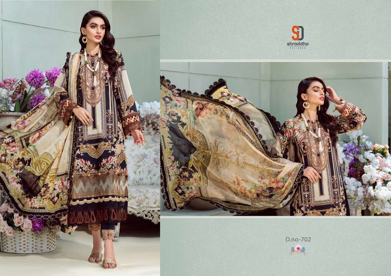 Shraddha Vintage vol 7 catalog Printed Lawn  cotton  Karachi Dress Materials 