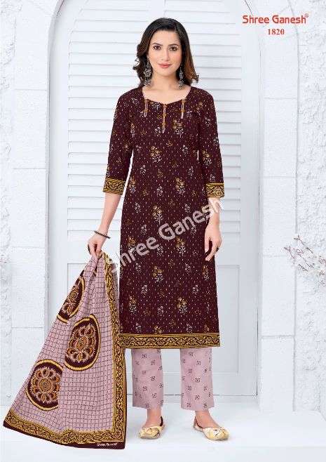 Shree Ganesh Samaiyra vol 8 catalog  Regular Wear Cotton Dress Material