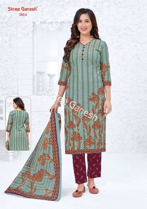 Shree Ganesh Samaiyra vol 8 catalog  Regular Wear Cotton Dress Material