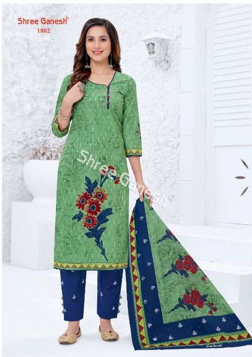 Shree Ganesh Samaiyra vol 8 catalog  Regular Wear Cotton Dress Material