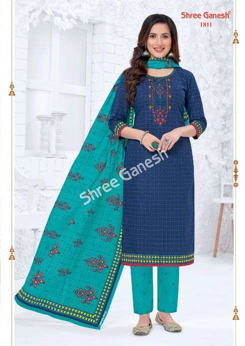 Shree Ganesh Samaiyra vol 8 catalog  Regular Wear Cotton Dress Material