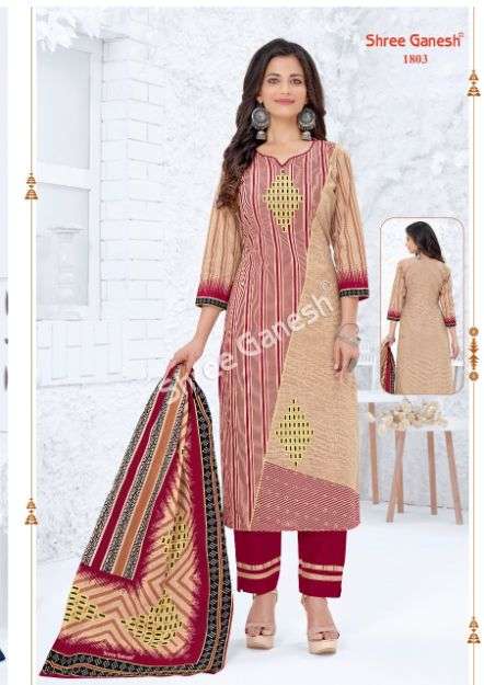 Shree Ganesh Samaiyra vol 8 catalog  Regular Wear Cotton Dress Material