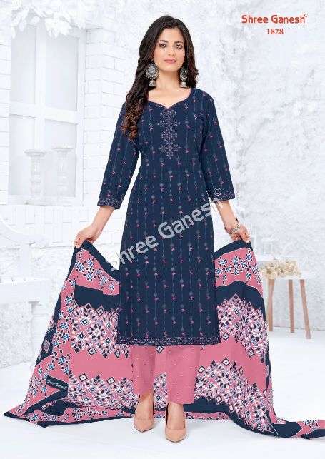 Shree Ganesh Samaiyra vol 8 catalog  Regular Wear Cotton Dress Material