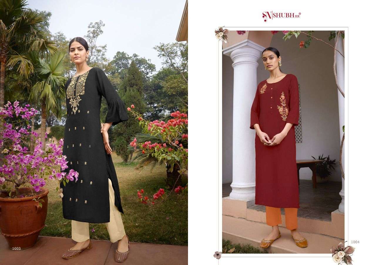 Shubh NX Lado Rani vol 1 Catalog Festive Wear Rayon Kurtis 