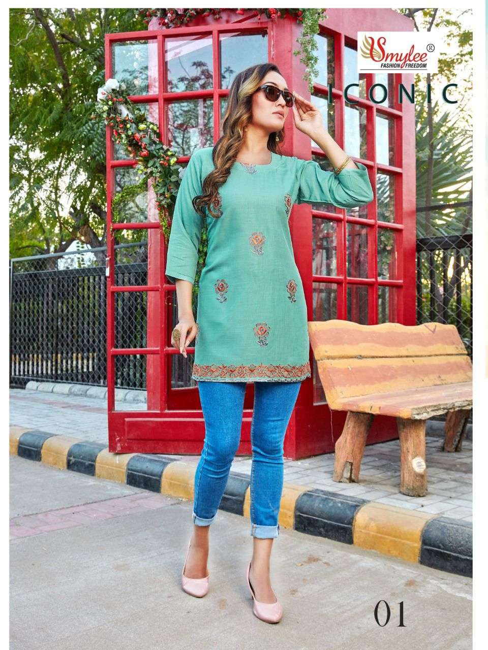 Smylee Iconic  catalog Fancy  Western Top