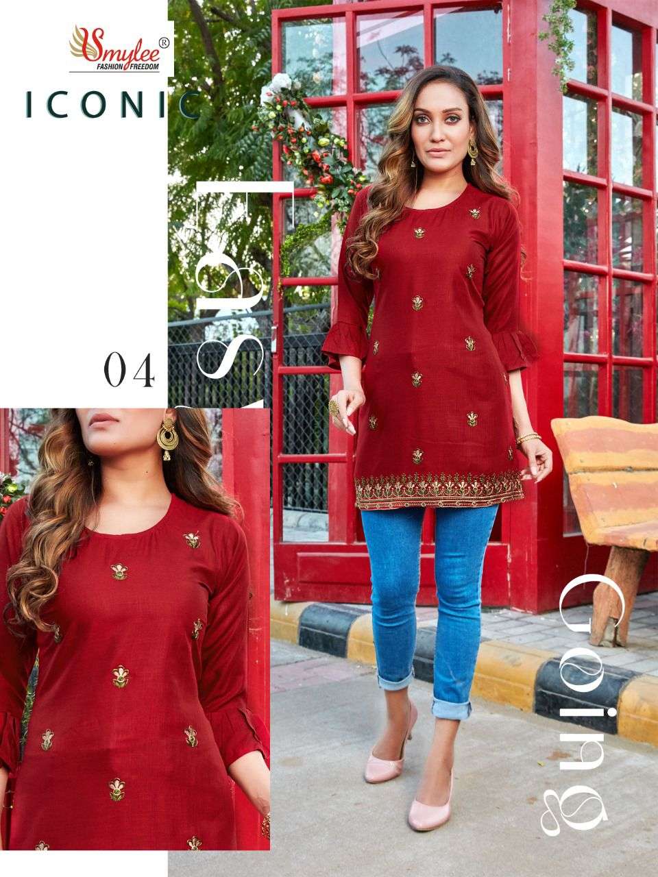 Smylee Iconic  catalog Fancy  Western Top