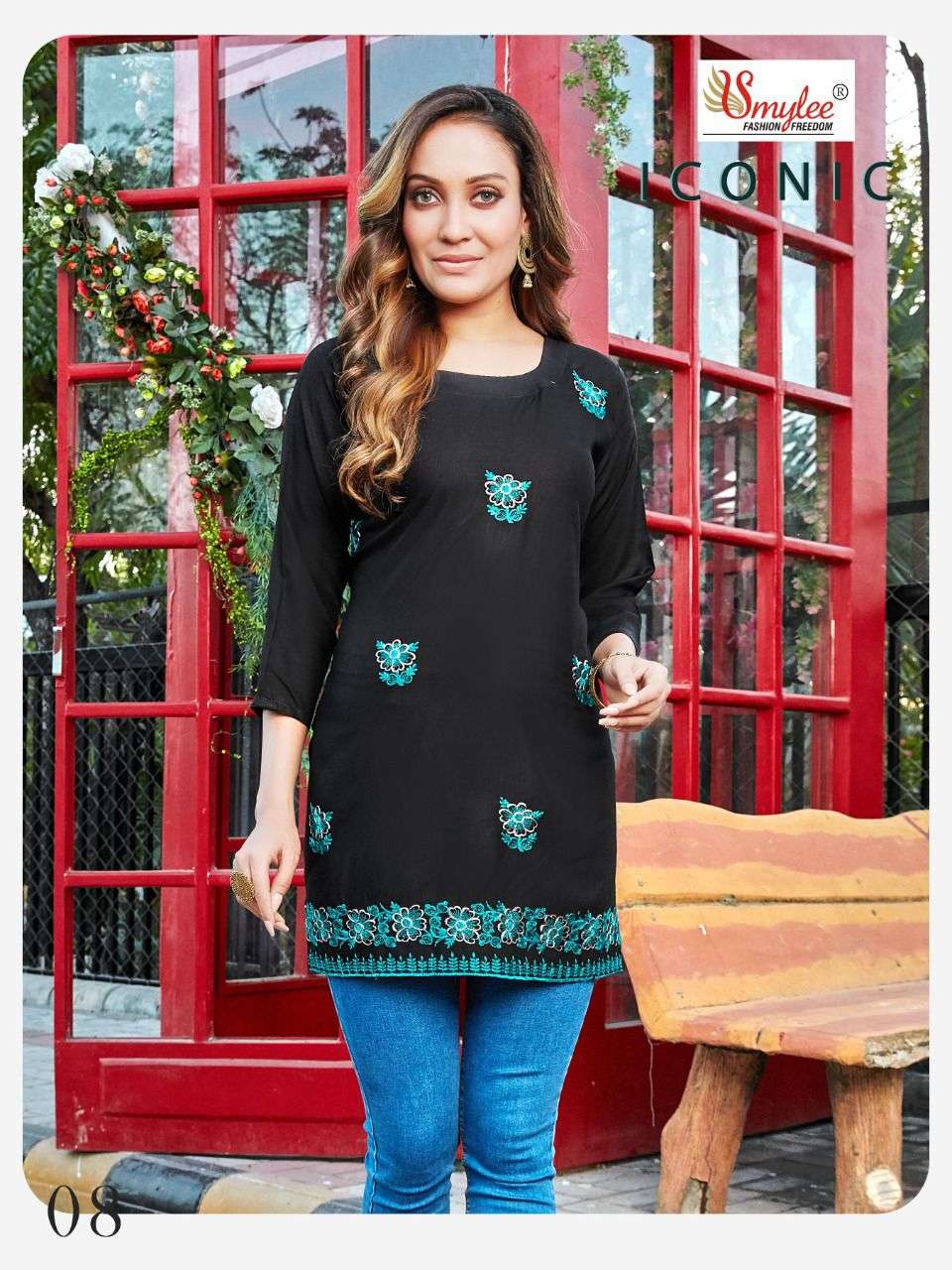 Smylee Iconic  catalog Fancy  Western Top