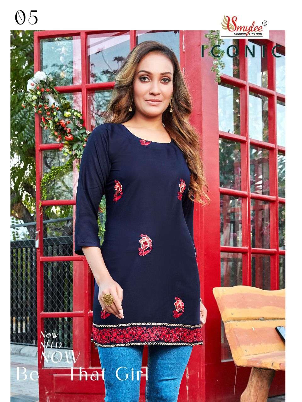 Smylee Iconic  catalog Fancy  Western Top