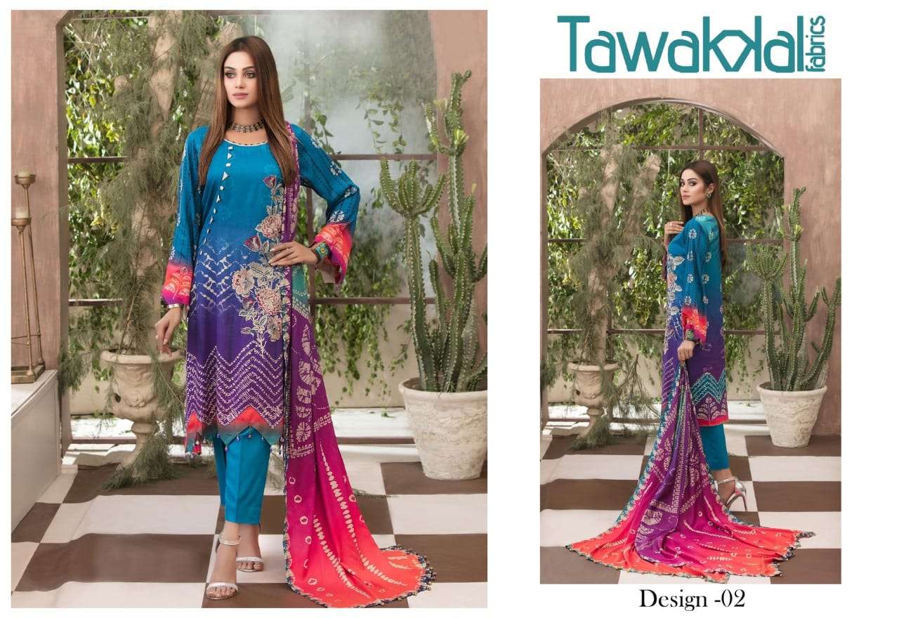 Tawakkal Parizaad Catalog Daily Wear Karachi Cotton Dress Materials