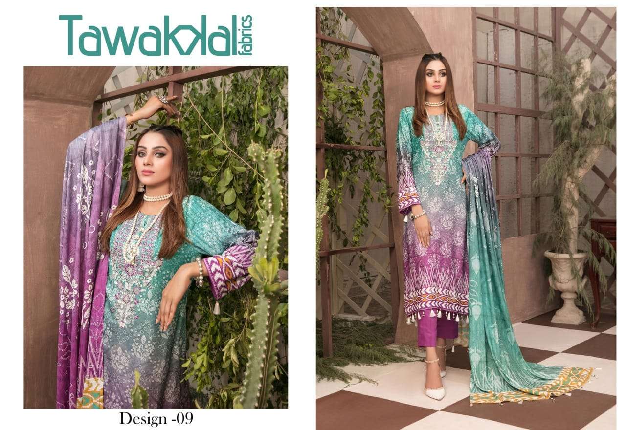 Tawakkal Parizaad Catalog Daily Wear Karachi Cotton Dress Materials