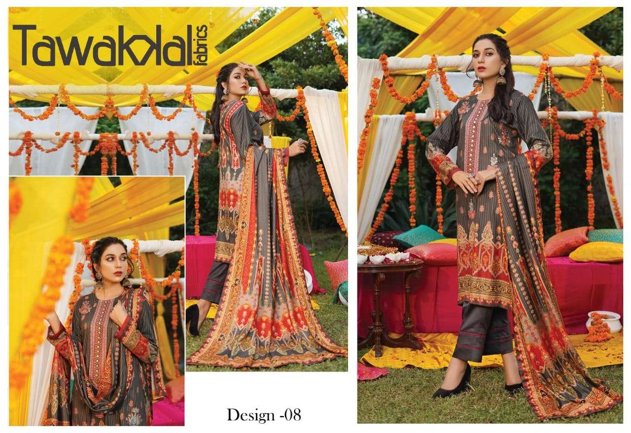 Tawakkal Parizaad Catalog Daily Wear Karachi Cotton Dress Materials