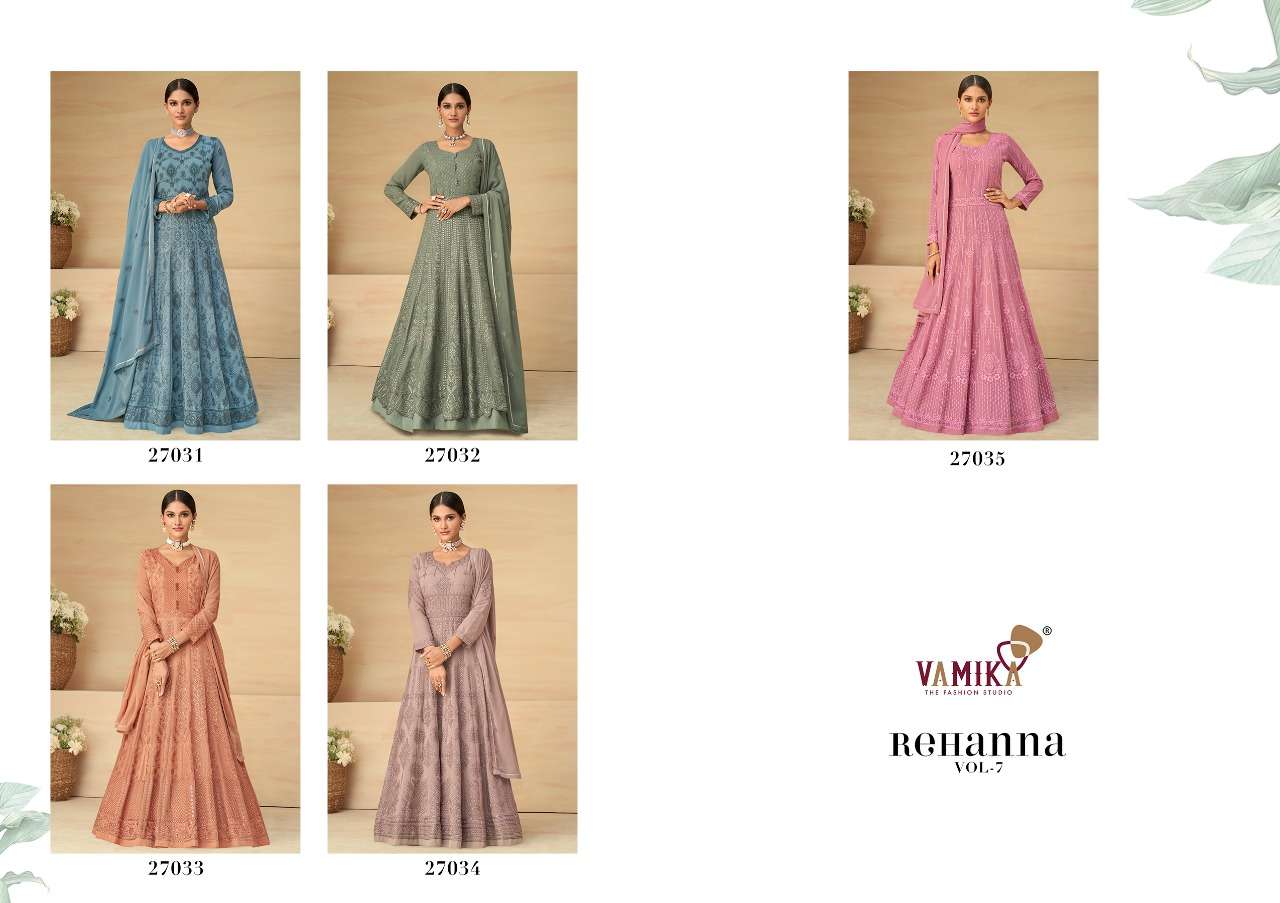 Vamika Rehanna  vol 7 catalog  Wedding Wear Ready Made Top  Bottom With Fancy Dupatta 