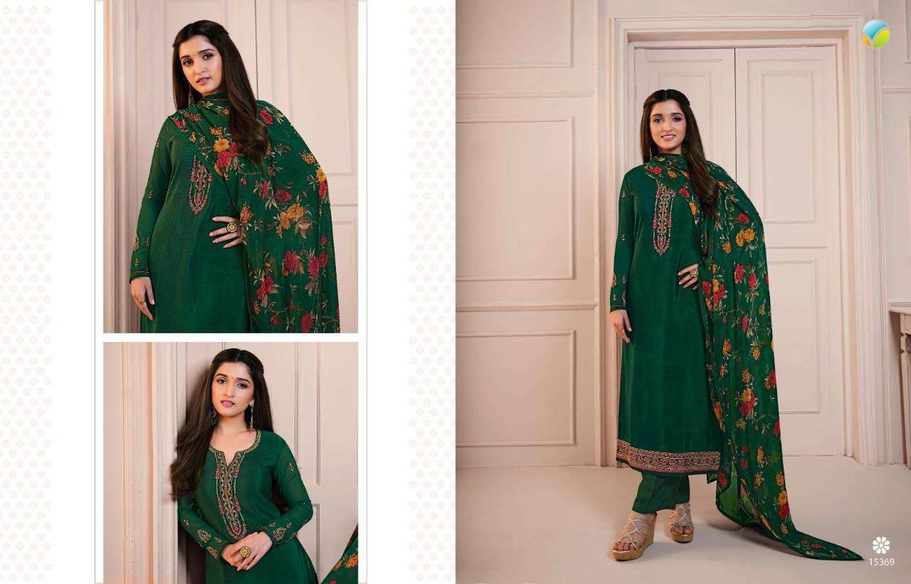 Vinay Silkina Royal Crepe Vol 33 Catalog Designer Wear Dress Materials