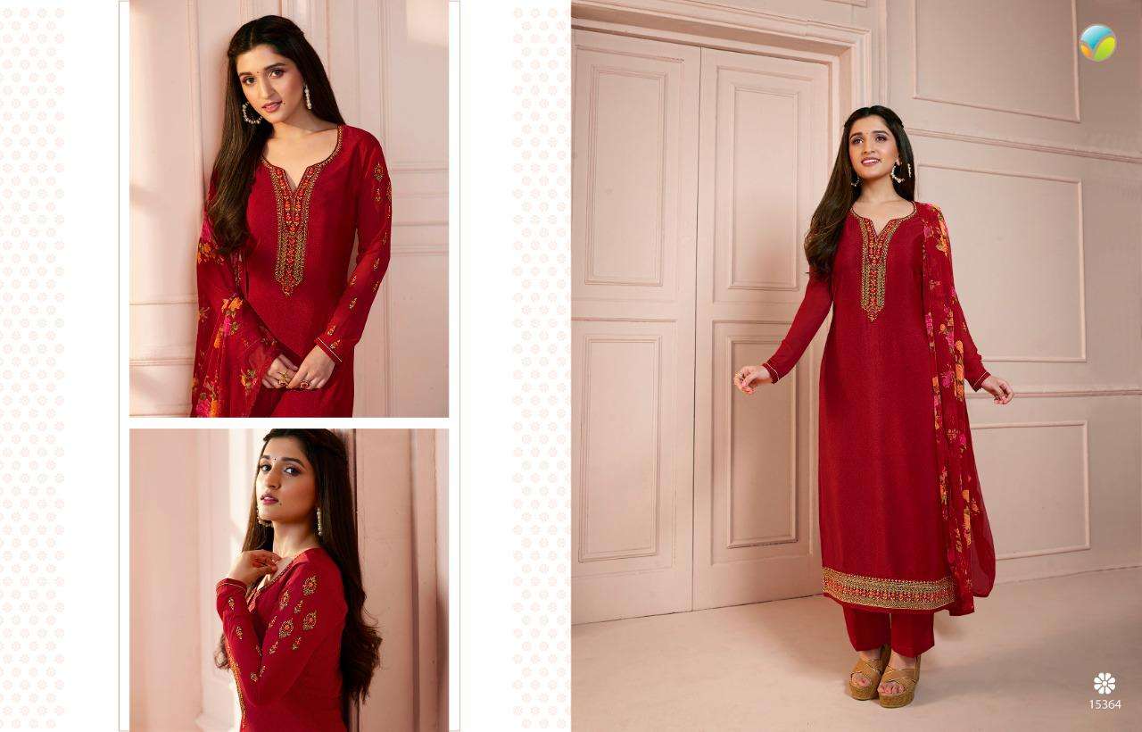 Vinay Silkina Royal Crepe Vol 33 Catalog Designer Wear Dress Materials