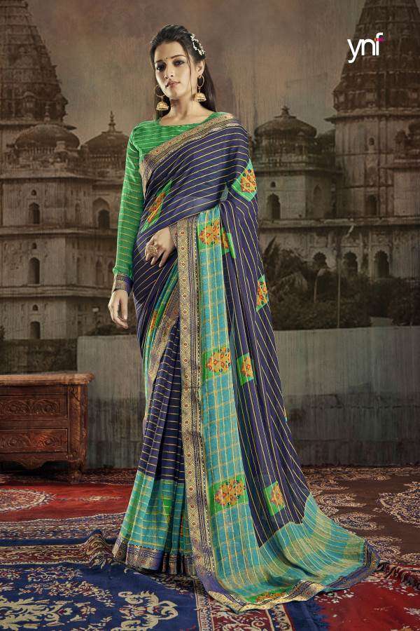 Ynf Anita Georgette catalogue Fancy Designer Saree 