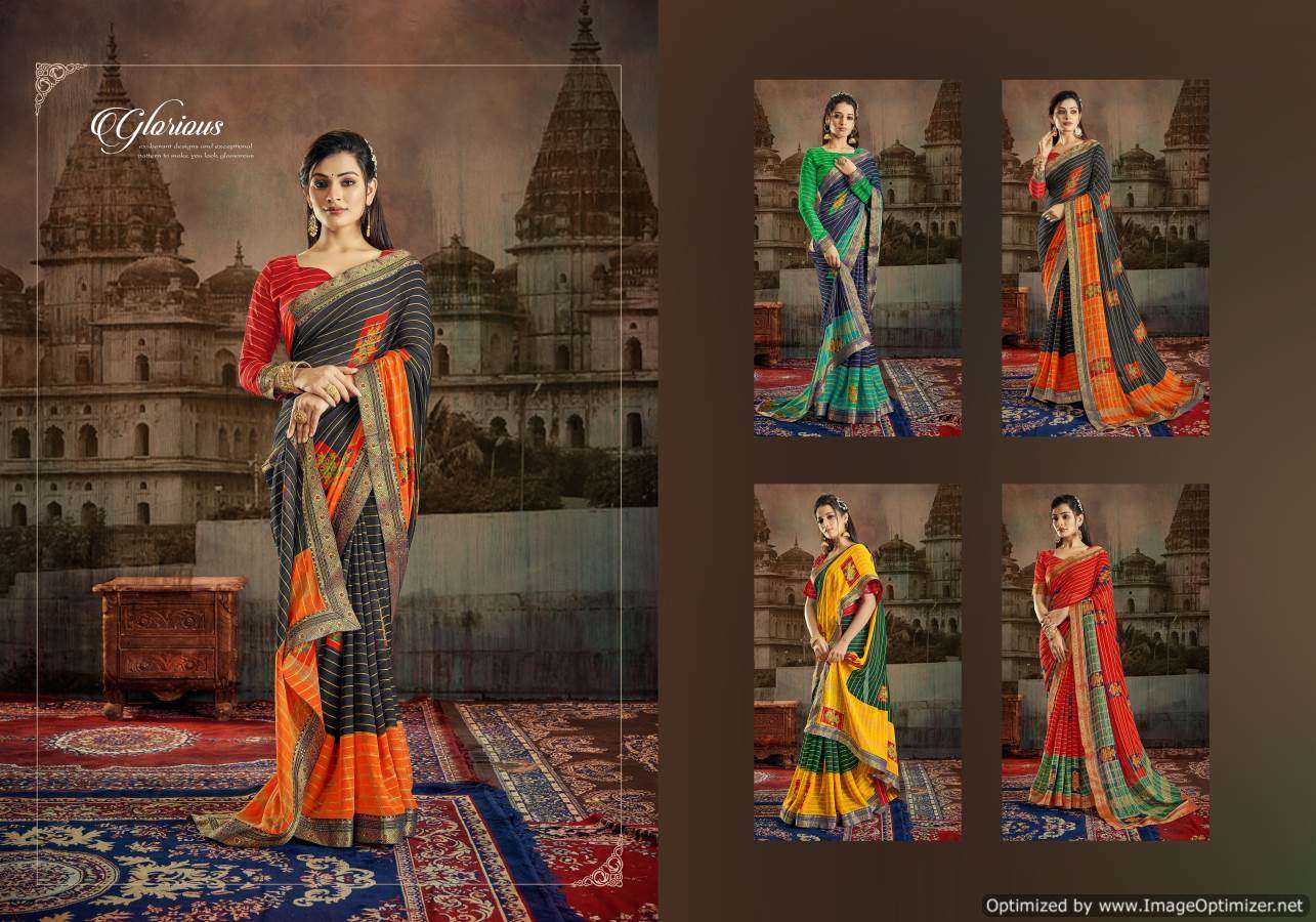 Ynf Anita Georgette catalogue Fancy Designer Saree 