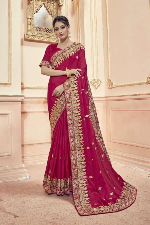 Ynf Radhe Shyam Catalog Traditional Wear Chiffon Embroidery Work Sarees