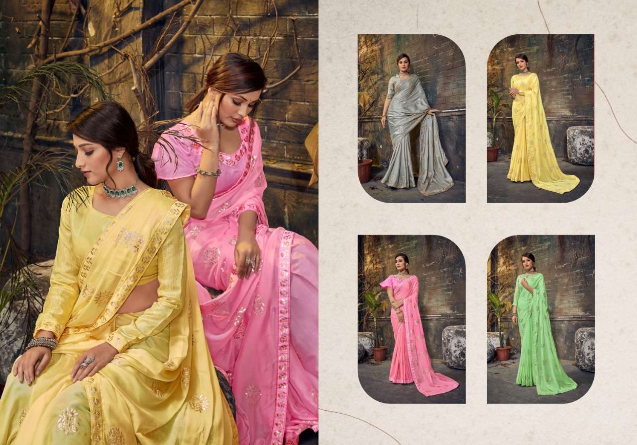 Ynf Savera Sequence Catalog   Designer Wear Rangoli Silk Sarees