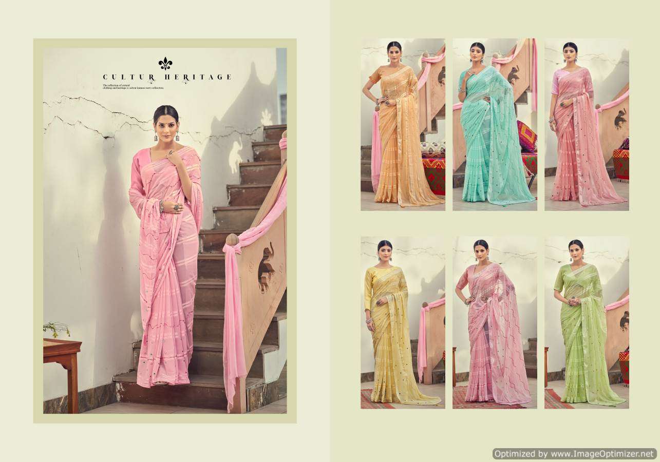Ynf Sunny Sequence catalogue Fancy Wear Satin Saree 