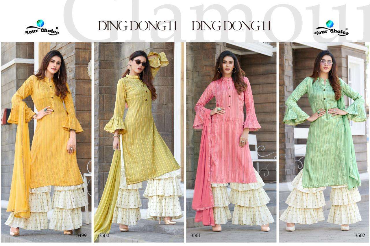Your Choice Ding Dong  vol 11  catalog Festive  Designer Salwar Suits