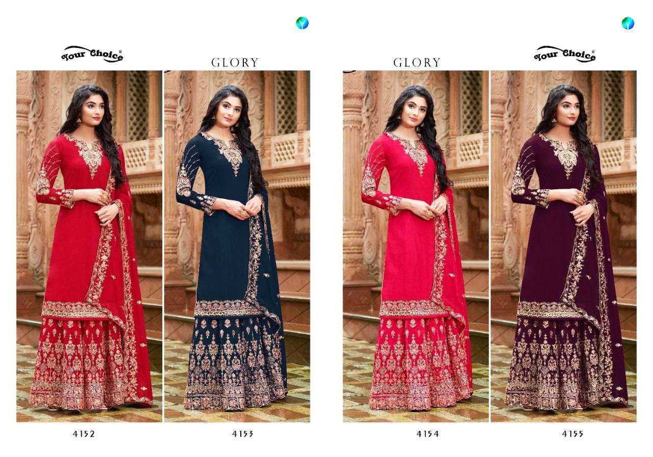 Your Choice Glory catalog Wedding Wear Georgette Designer Salwar Kameez
