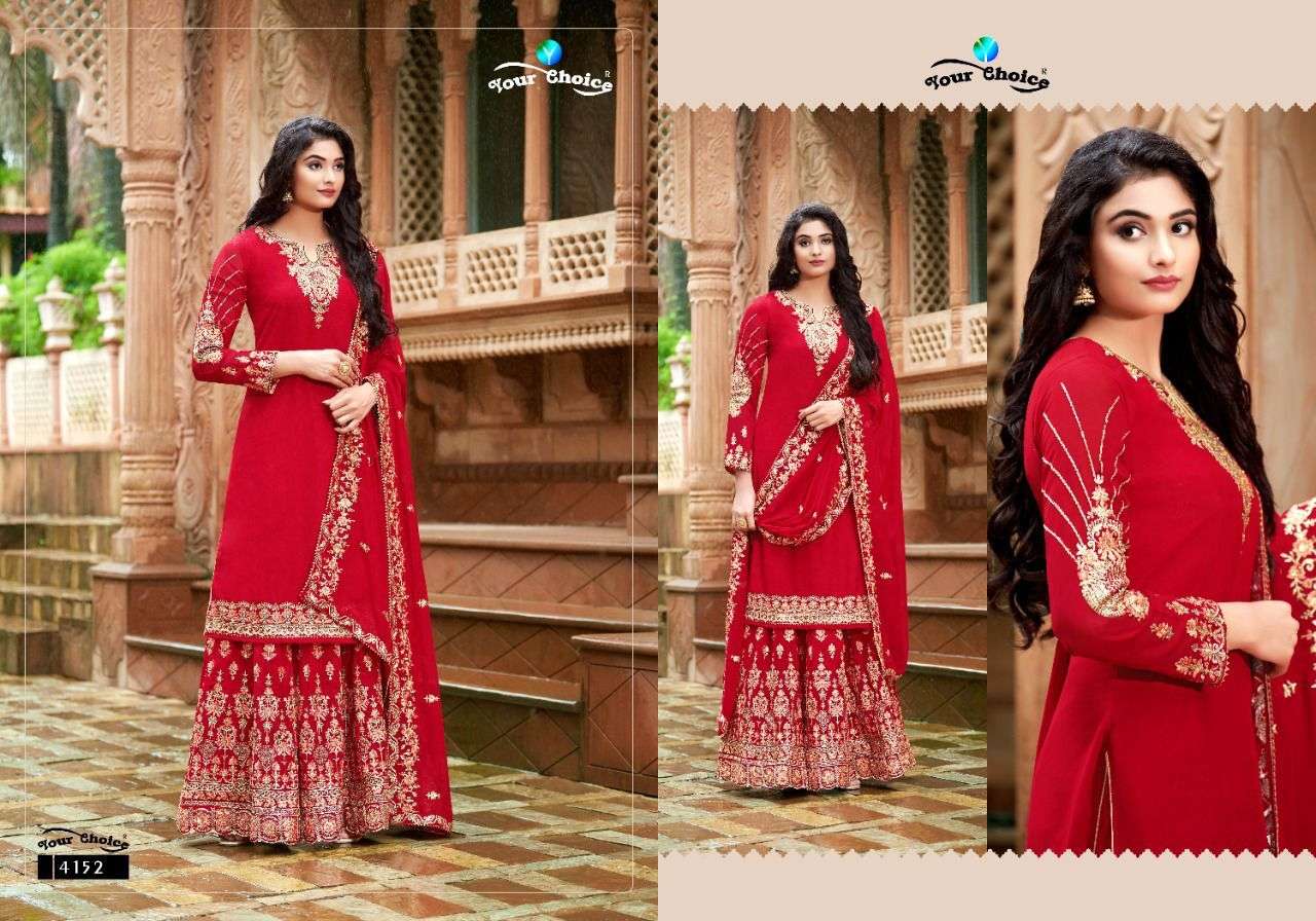 Your Choice Glory catalog Wedding Wear Georgette Designer Salwar Kameez