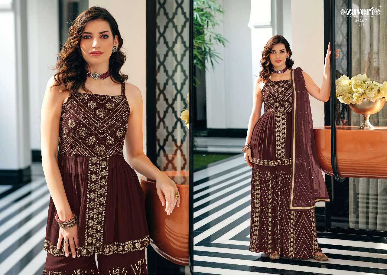 Zaveri Umang  catalog Designer Party wear Ready made Salwar suits 
