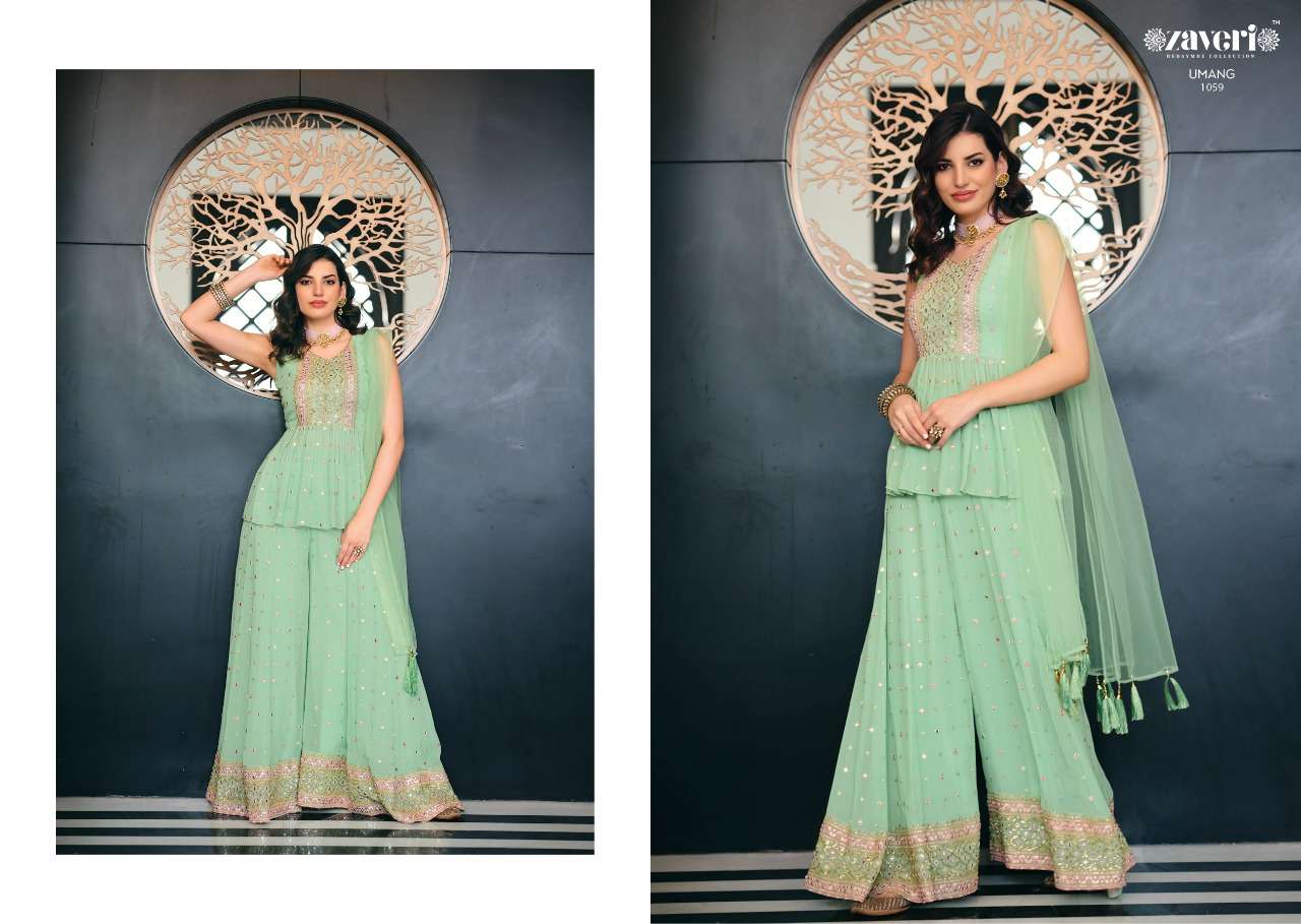 Zaveri Umang  catalog Designer Party wear Ready made Salwar suits 