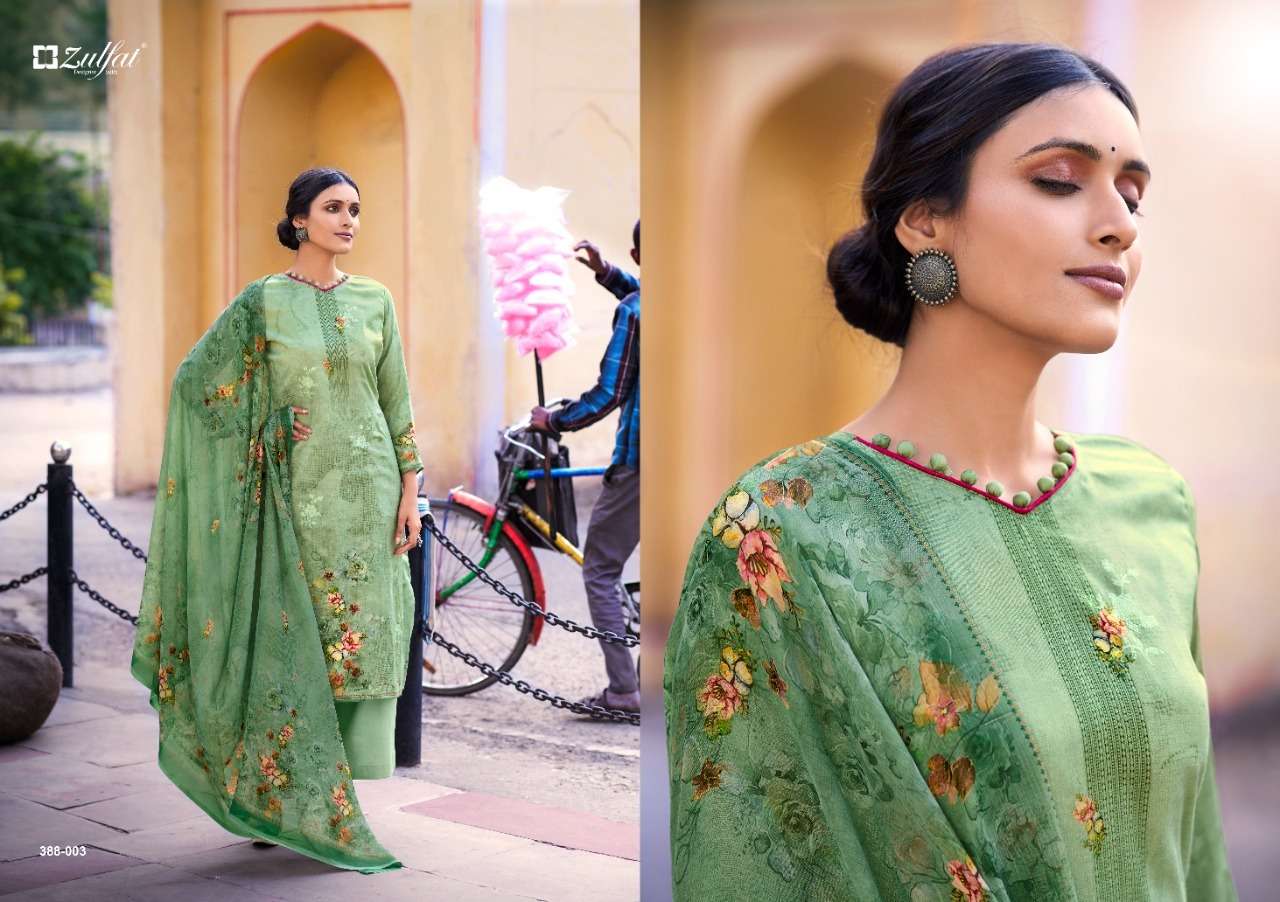 Zulfat Numaish catalog Pure Jam Daily Wear Dress Materials