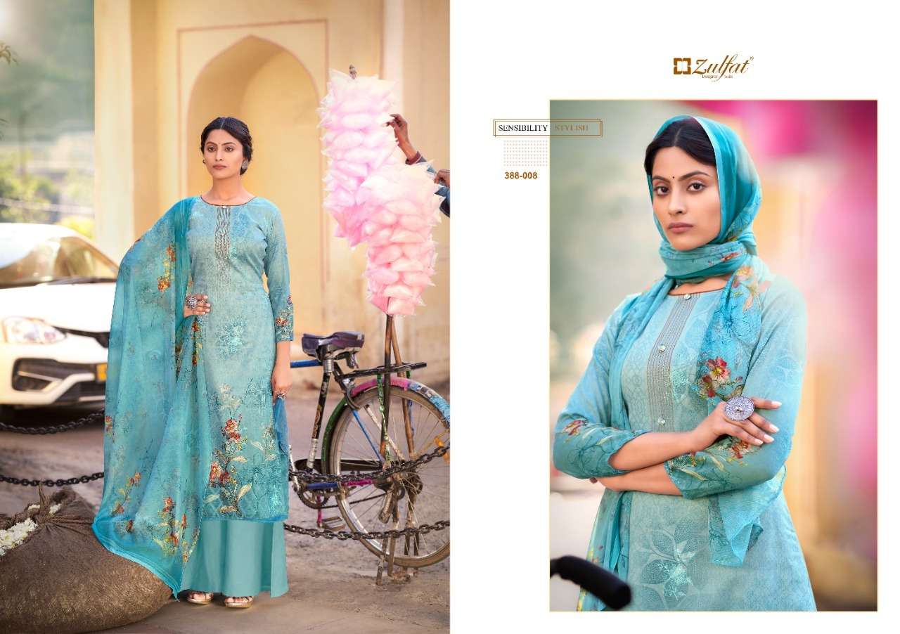 Zulfat Numaish catalog Pure Jam Daily Wear Dress Materials