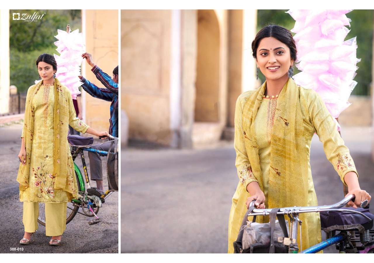 Zulfat Numaish catalog Pure Jam Daily Wear Dress Materials