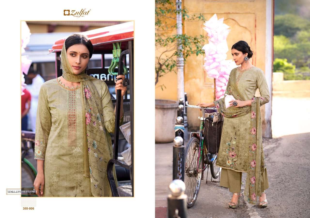 Zulfat Numaish catalog Pure Jam Daily Wear Dress Materials