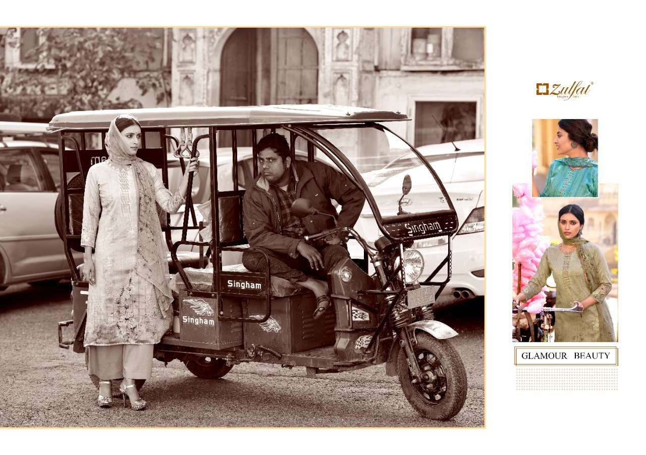 Zulfat Numaish catalog Pure Jam Daily Wear Dress Materials