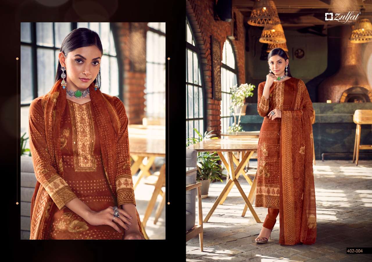 Zulfat Sandhya  catalog Exclusive Designer Dress Materials