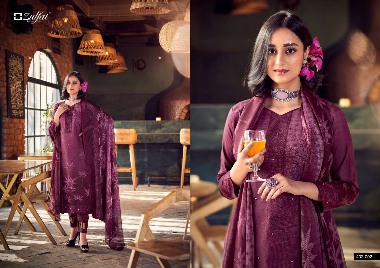 Zulfat Sandhya  catalog Exclusive Designer Dress Materials