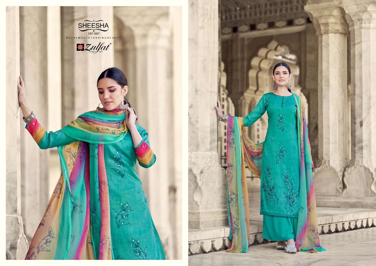 Zulfat Sheesha catalog Exclusive Jam Cotton Dress Material